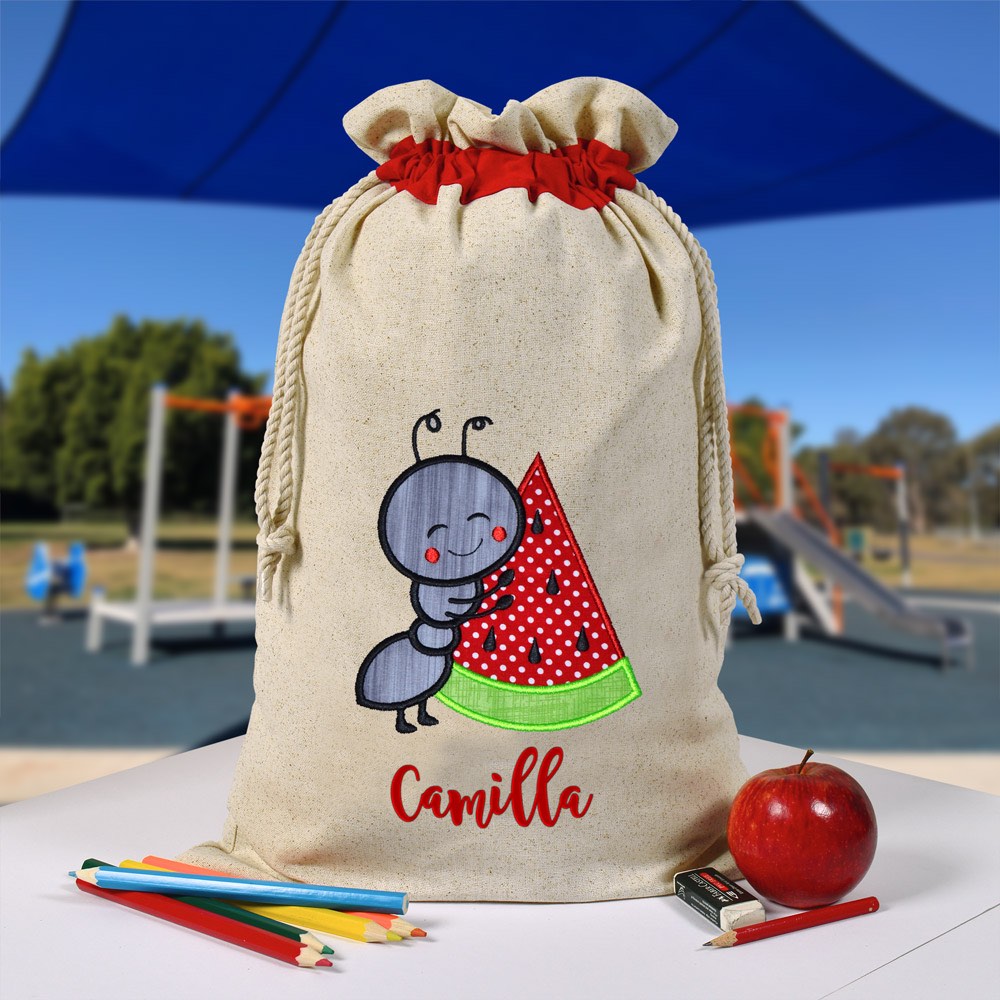 Personalised Library Bag, Ant