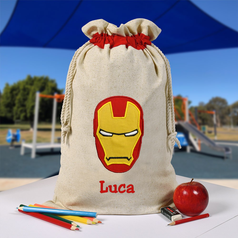 Personalised Library Bag, Ironman