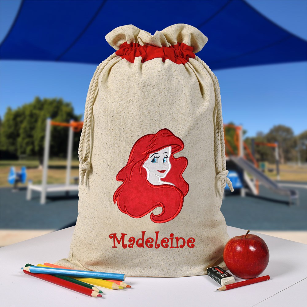 Personalised Library Bag, The Little Mermaid