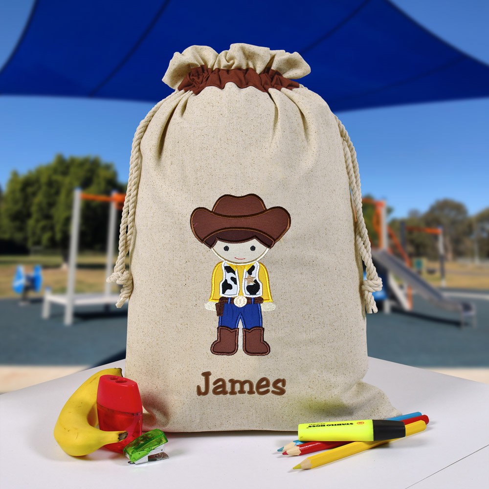 Personalised Library Bag, Woody, Toy Story Library Bag, Book Bag, Tote Bag, Pre School, Kindergarten and School