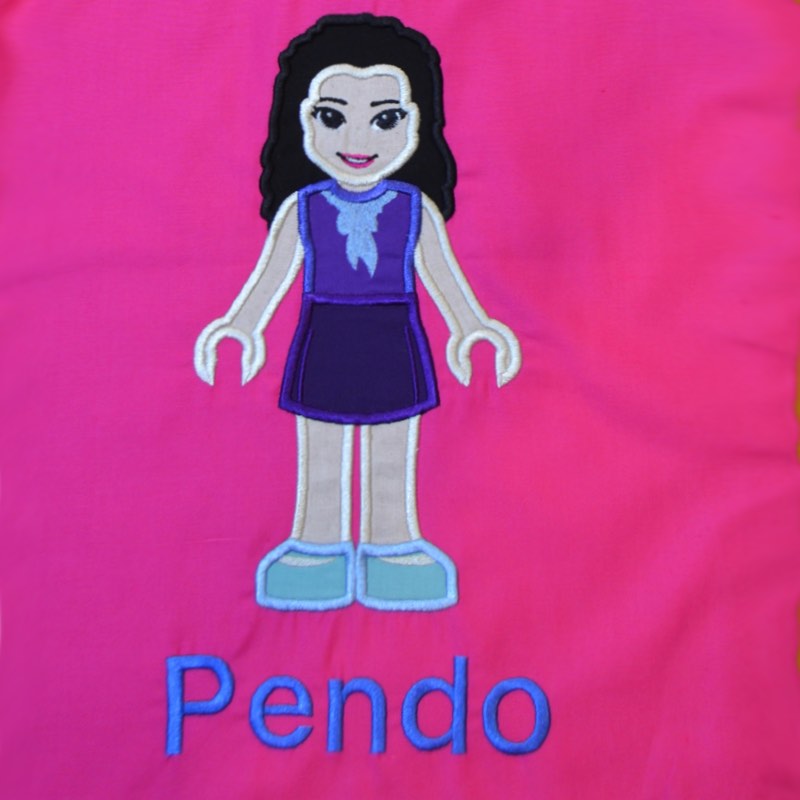 Personalised Library Bag, Lego, Lego Friends, Book Bag, Tote Bag, Pre School, Kinder and School
