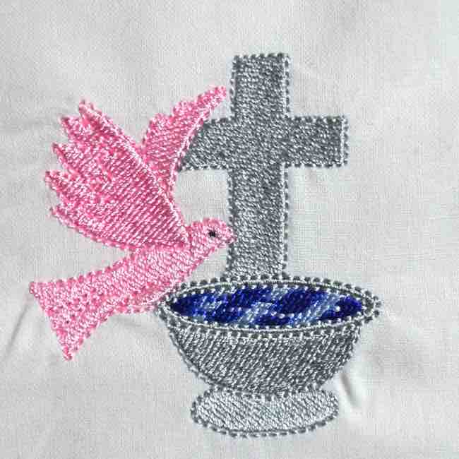 Baptism Stole, Christening Sash