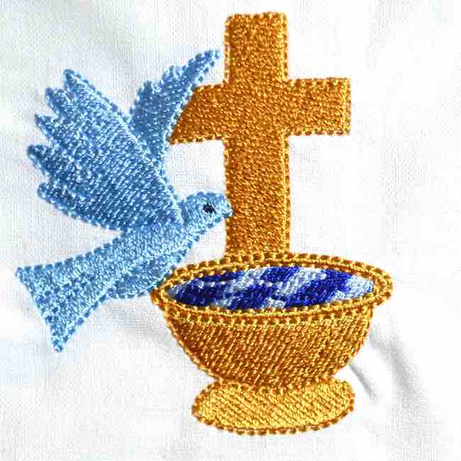 Baptism Stole, Christening Sash