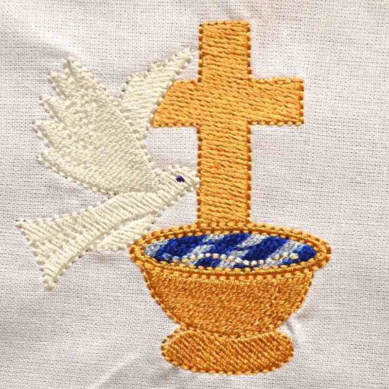 Baptism Stole, Christening Sash